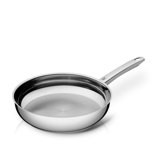 WMF professional frying pan 24 cm induction, stainless steel pan uncoated, Cromargan stainless steel, oven safe - 790349999