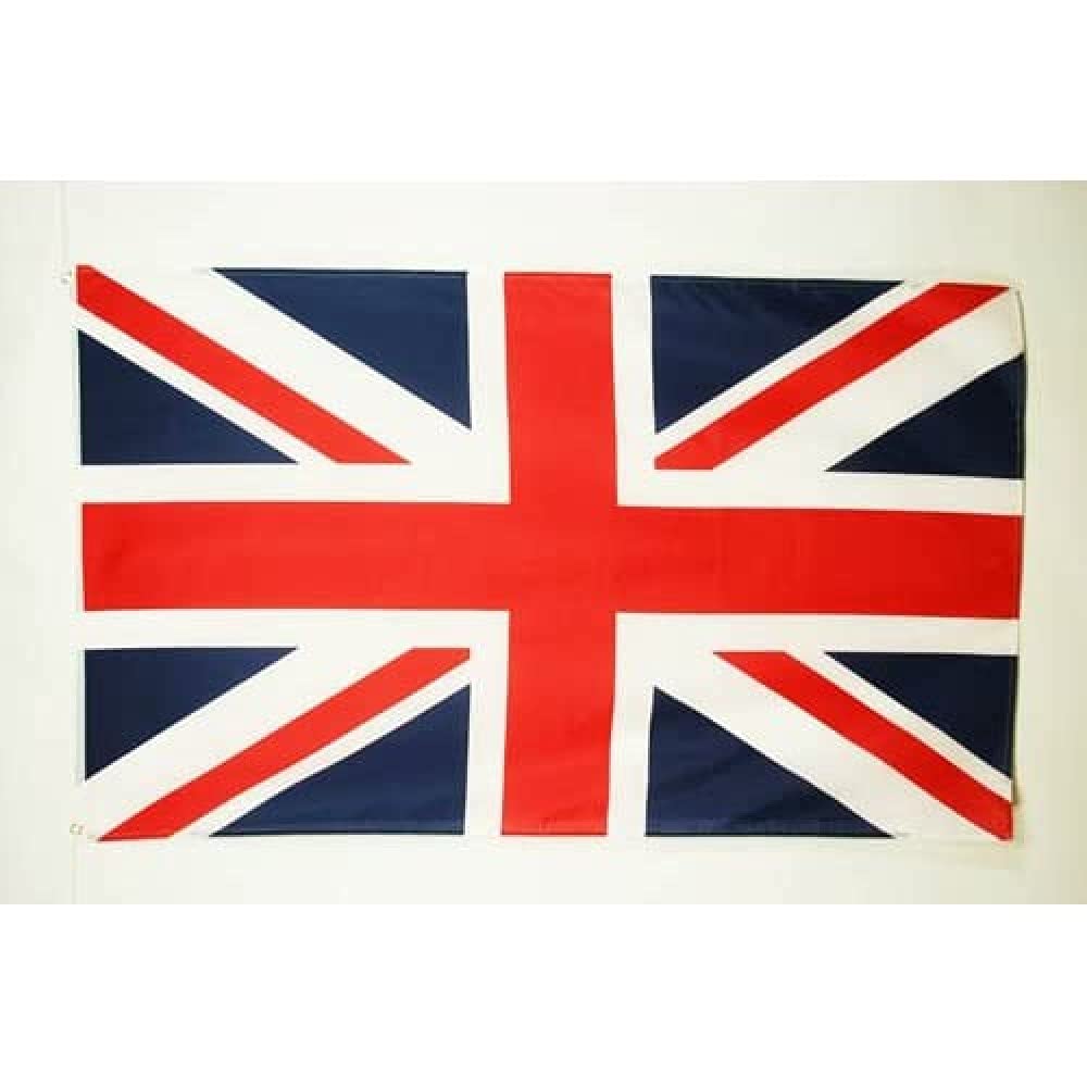AZ FLAG - United Kingdom Flag - 250x150 cm - British Large Flag 100% Polyester with Brass Eyelets - 300g - K_172