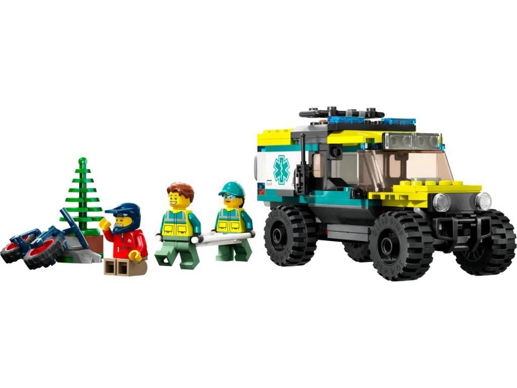 Lego 40582 City 4x4 Offroad Ambulance Rescue Limited Edition 2023 Set 6+ 162 pieces with cool off-road vehicle and 3 minifigures