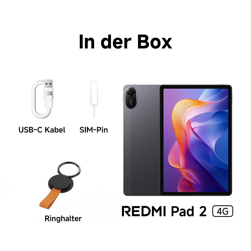 XIAOMI REDMI Pad 2 4G, 8+256B, 11.2 inch, large 9000mAh battery, gray - 2505DRP06E