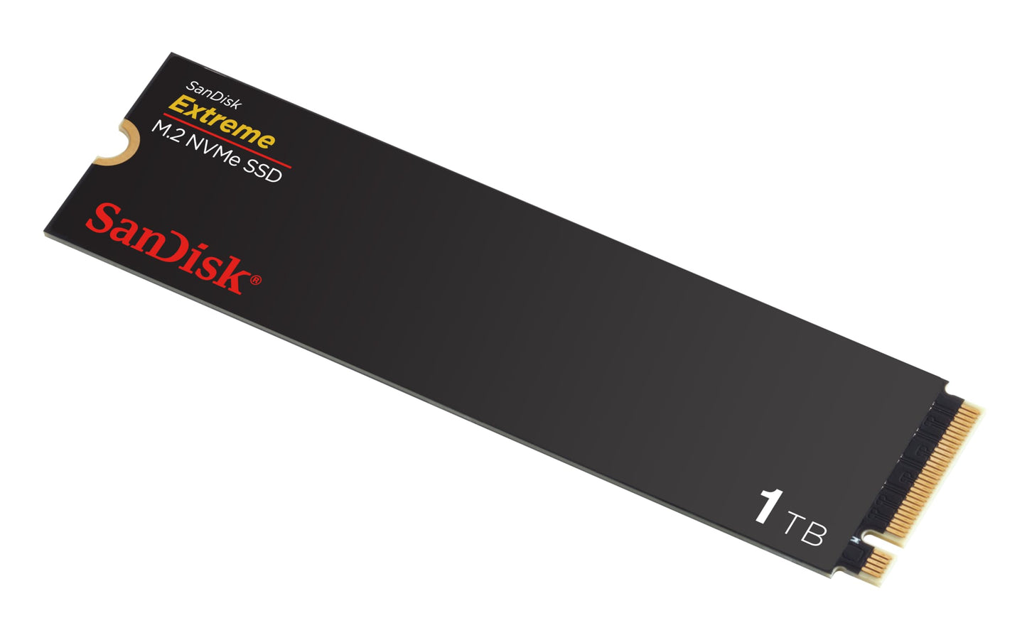 SanDisk Extreme M.2 NVMe SSD 1 TB (Internal SSD, PCIe Gen 4.0, up to 5,150 MB/s, nCache technology, 5 year warranty) - SDSSDX3N-1T00-G26