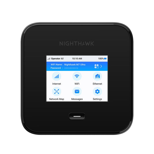 NETGEAR Nighthawk M7 Pro Router WLAN Mobil 5G, WiFi 7, până la 5,8 Gbit/s