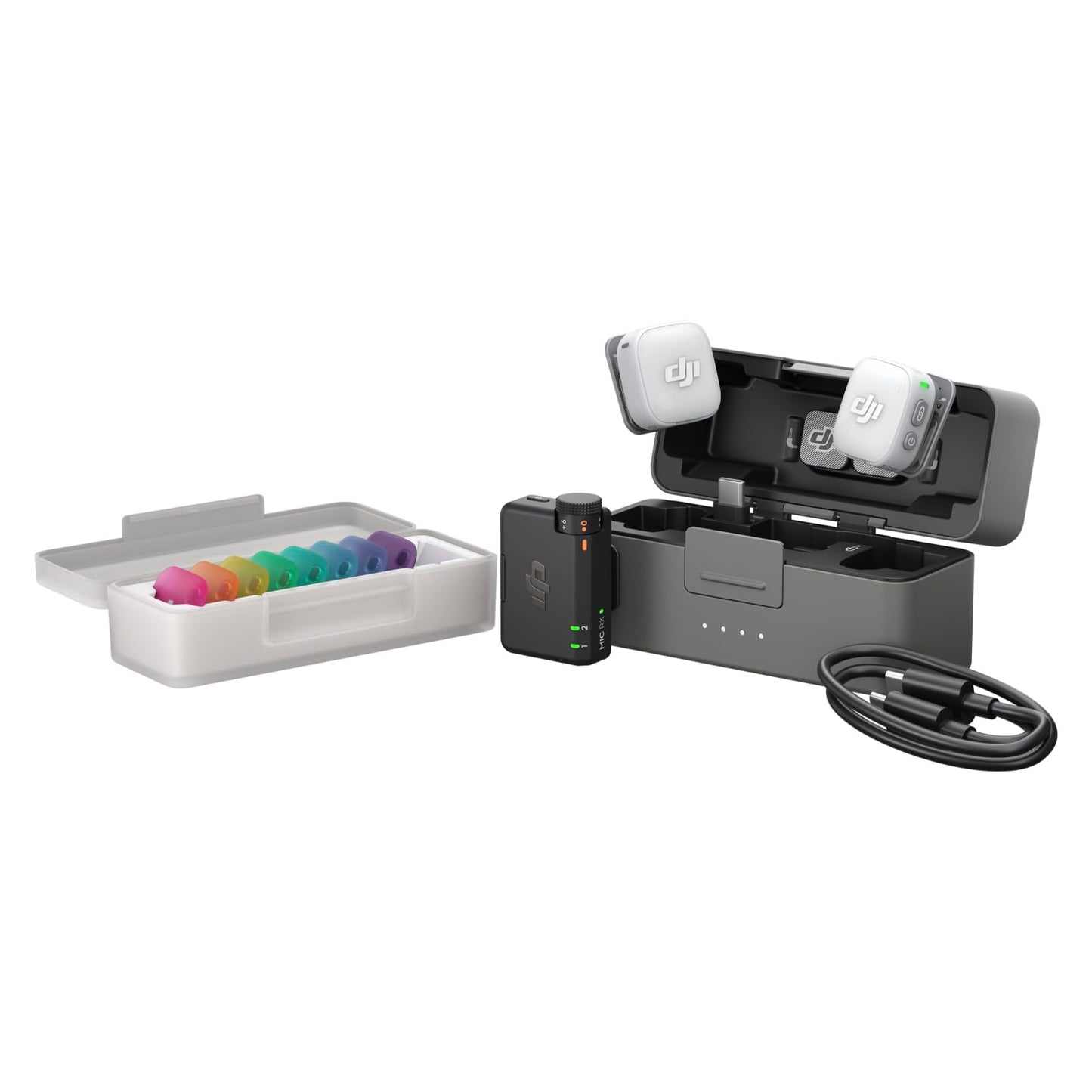 DJI Mic Mini 2 2 TX + 1 Standard RX + Charging Case