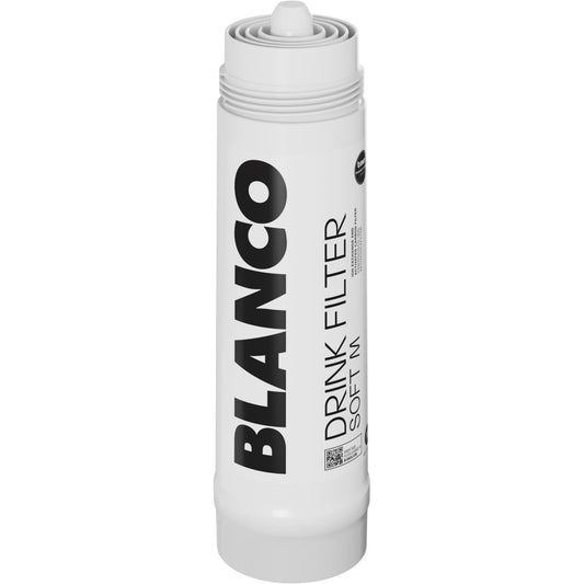 BLANCO Drink Filter Soft M | Less lime. More flavor | Suitable for: Drink.soda & CHOICE.all | Anti-limescale filter cartridge | Optimizes drinking water | Filter capacity: 1,000 liters at 12 °dTH - 527889