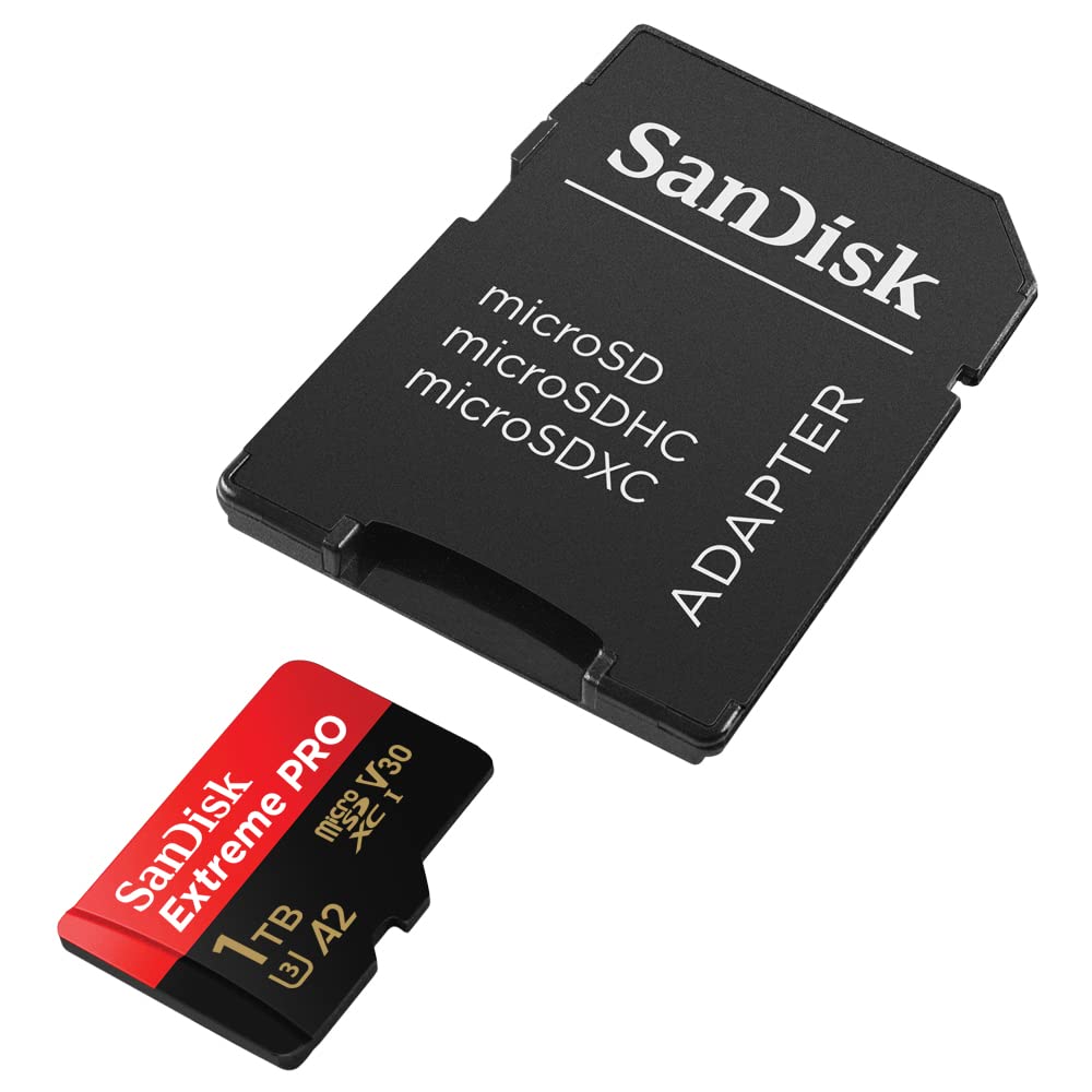 SanDisk Extreme PRO microSDXC UHS-I memory card 1 TB + - SDSQXCD-1T00-GN6MA