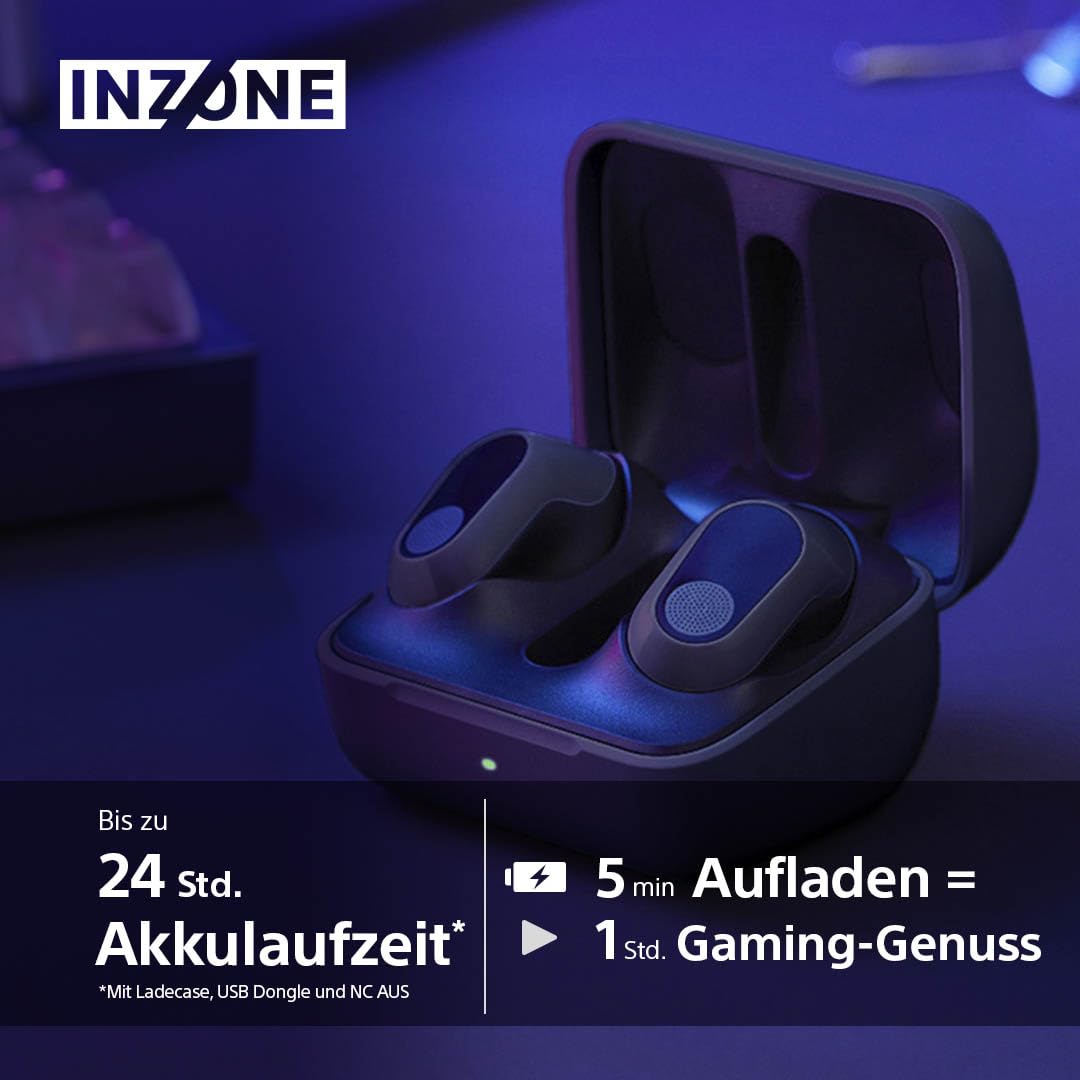 Sony INZONE Buds fără fir – Căști de gaming cu anulare a zgomotului - WFG700NV.CE7