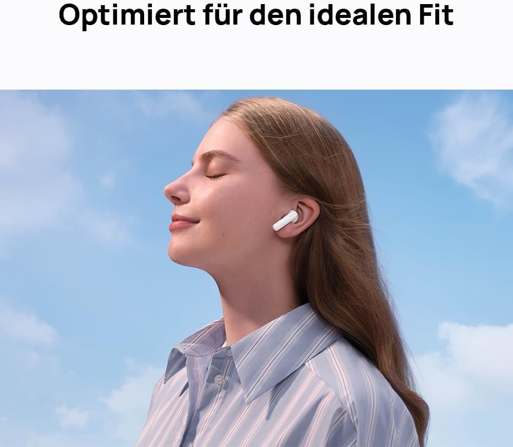 HUAWEI FreeBuds SE 2 wireless headphones, up to 40 hours of battery life, light and comfortable, balanced sound, waterproof, ceramic white - 55036939