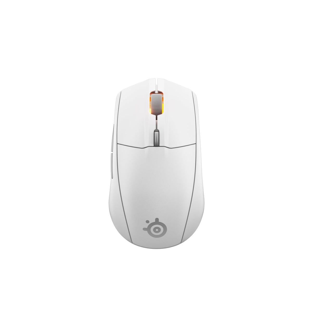 SteelSeries Rival 3 Wireless Gen 2 Gaming Mouse – 2.4 GHz and Bluetooth – 18,000 DPI TrueMove Air Optical Sensor – 60 Million Clicks Guaranteed – Ultra-Lightweight – PTFE Glide Feet - White - 62524