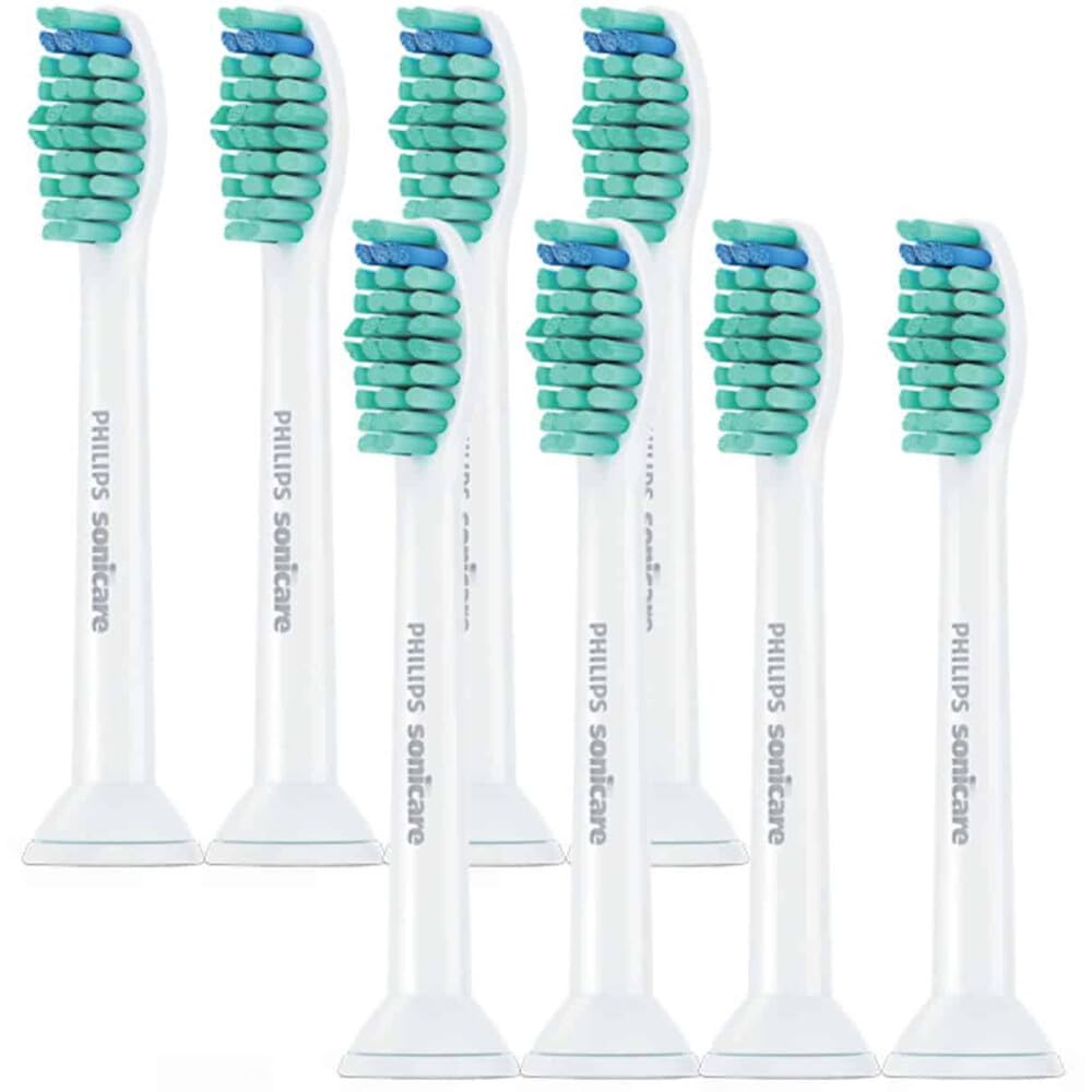 Philips Sonicare Original ProResults Standard capete de periuță sonică - pachet de 8 în alb (model HX6018/07)