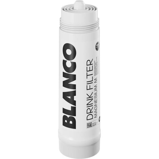 BLANCO Drink Filter Soft Magnesium M | Less lime. Additional magnesium. More flavor | Suitable for Drink.soda &CHOICE.all | Anti-limescale filter cartridge | Drinking water | 520 liters at 12 °dTH - 526260