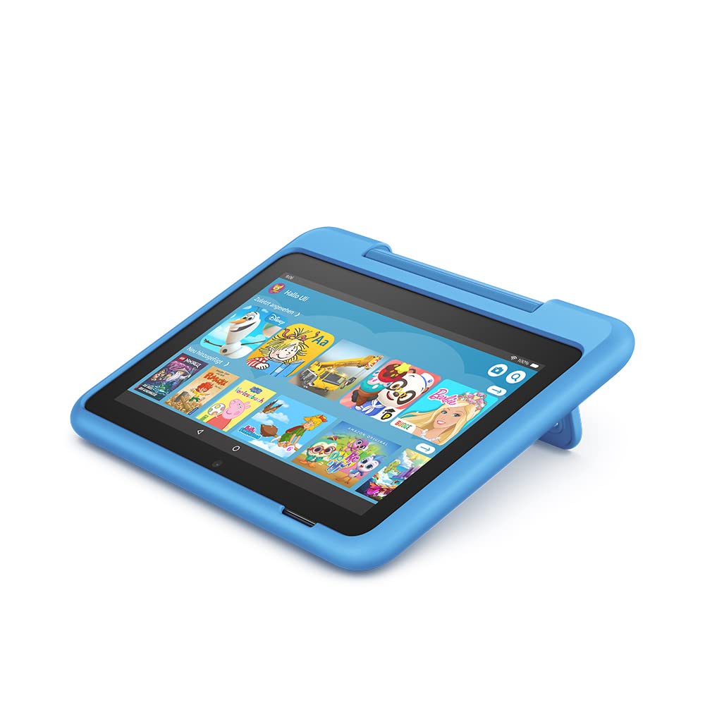 Child-friendly case for the Fire 7 tablet (compatible with 12th generation, 2022 only), for ages 6 and up, video game design - 53-028173