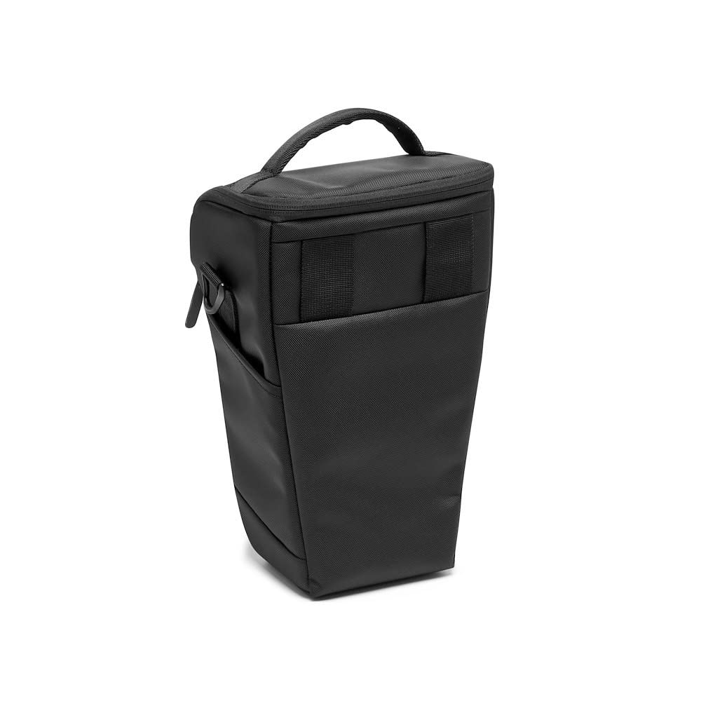 Manfrotto Advanced Holster L III, camera bag, DSLR bag with lens, camera bag with tripod mount and rain cover, photography accessories - MB