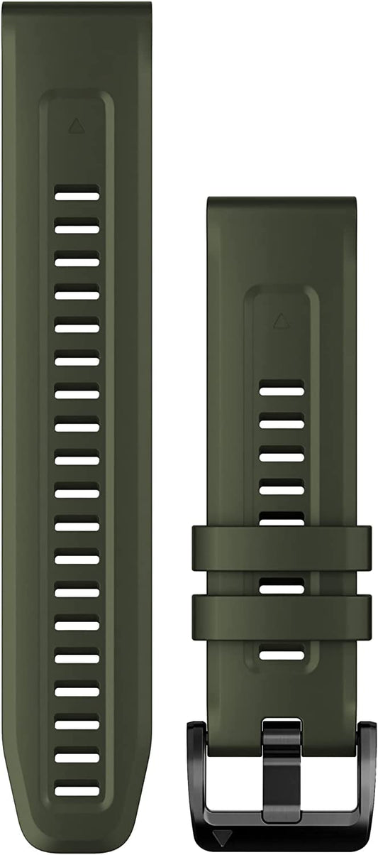 Garmin Quickfit-Brățară 22 mm, Silicon, Verde mușchi - 010-13111-03