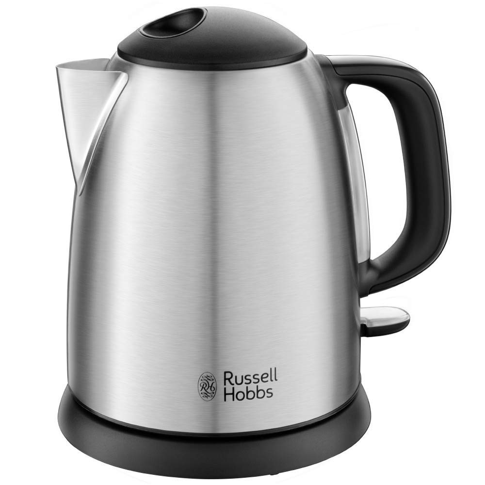 Russell Hobbs Kettle, 1.0 l, Brushed Stainless Steel, 2400 Watt - 24990-70