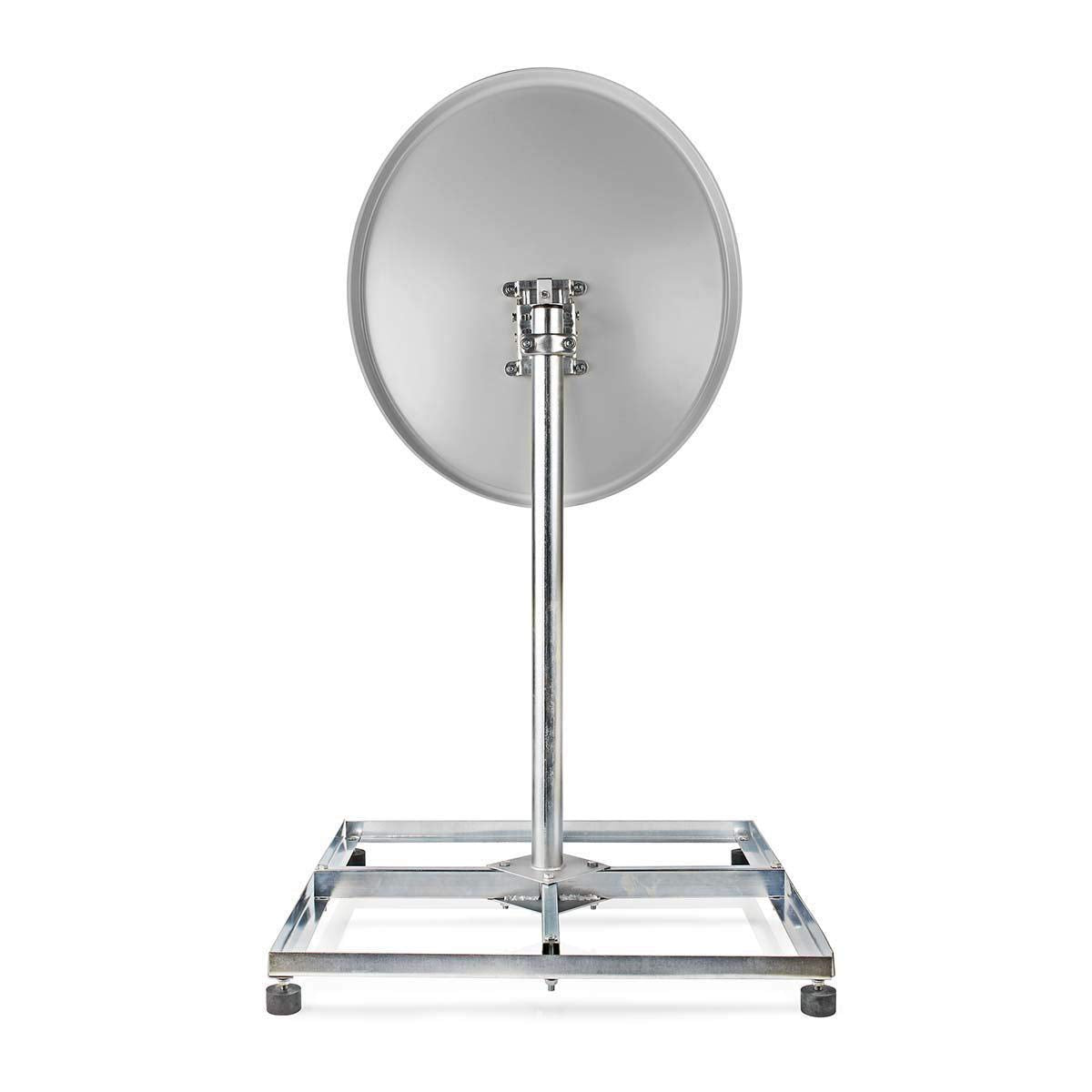 Nedis - Satellite Stand Balcony - 4 x 30 x 30 cm - Galvanized Steel - Silver - 5412810298051
