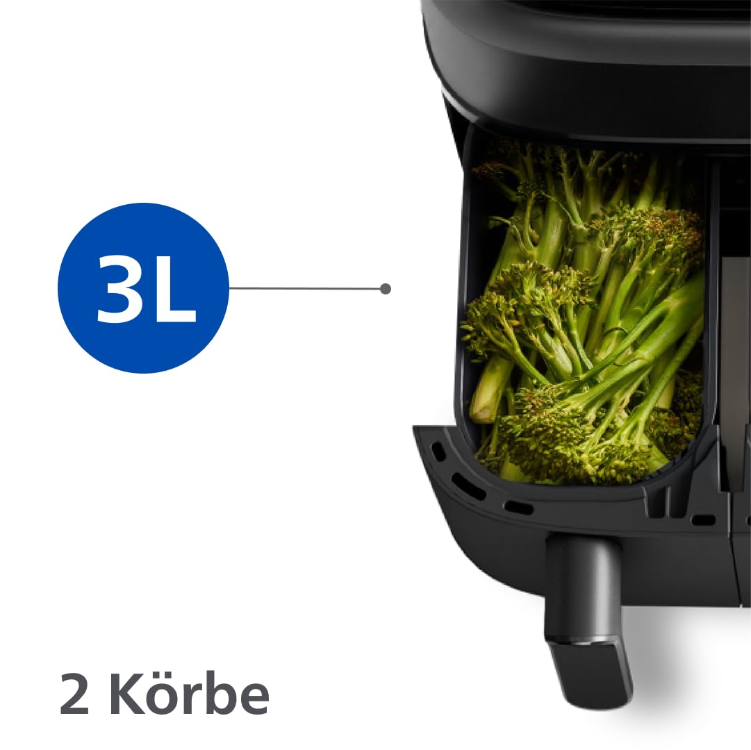 Philips Airfryer Dual Basket 3000 Series hot air fryer