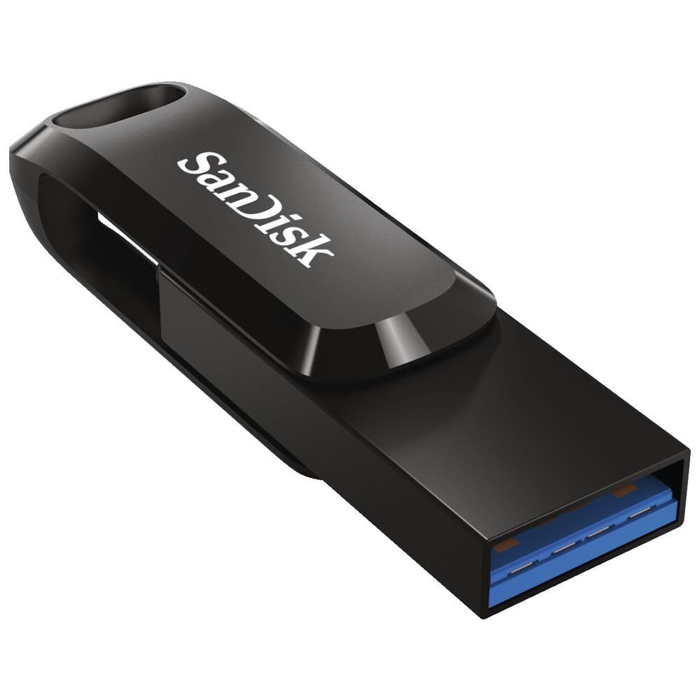 SanDisk Ultra Dual Drive Go USB Type-C 32 GB (Android smartphone memory, USB Type-C port, 150 MB/s reading speed, can be used as a key fob) - SDDDC3-032G-G46