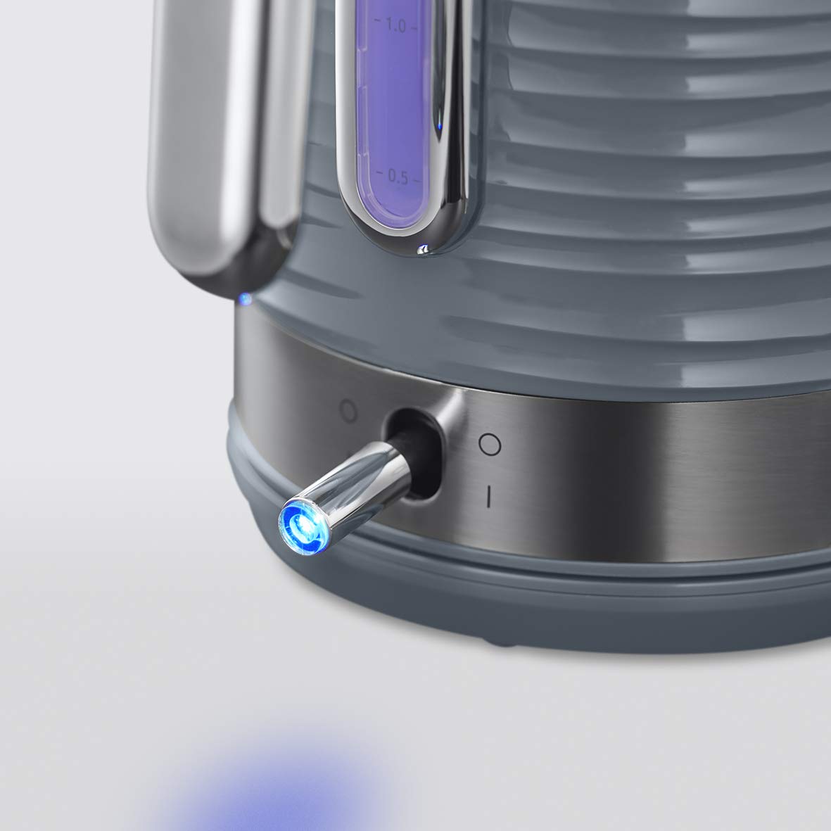 Russell Hobbs Inspire Kettle, Grey, 1.7 l, 2400 Watt - 24363-70