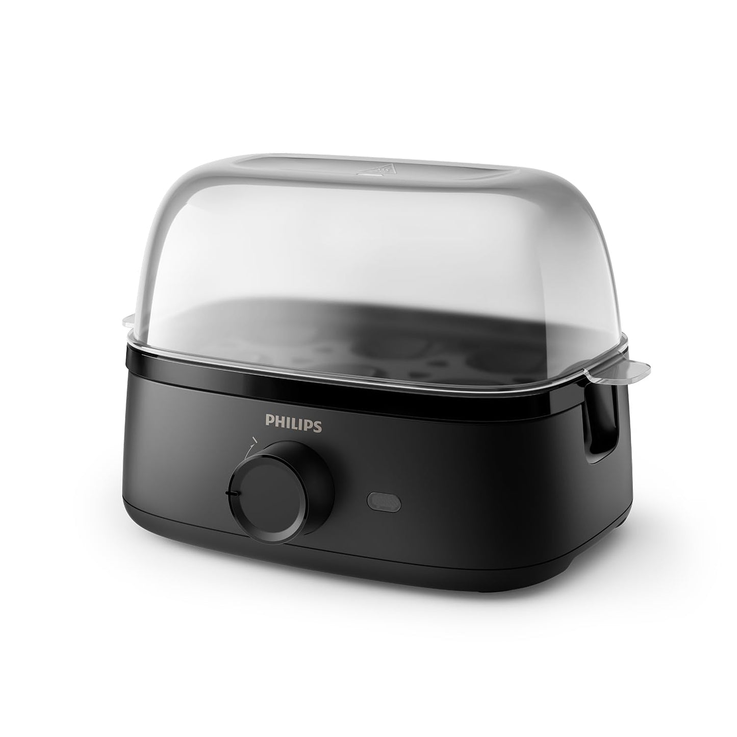 Philips Egg Cooker 3000 Series, Family Size, up to 6 Eggs (Soft, Medium, Hard, Poached), Easy to Clean, Poaching Tray and Egg Cutter Accessories, 400W Power, Compact Design (HD9137/90)
