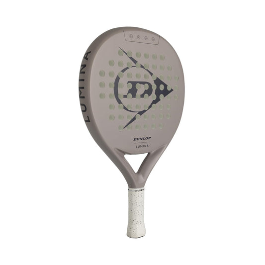 Dunlop Padel Racket Lumina Light Gray - Amazon Exclusive - Graphite Frame, Pro Eva Core, 365g - 10370773