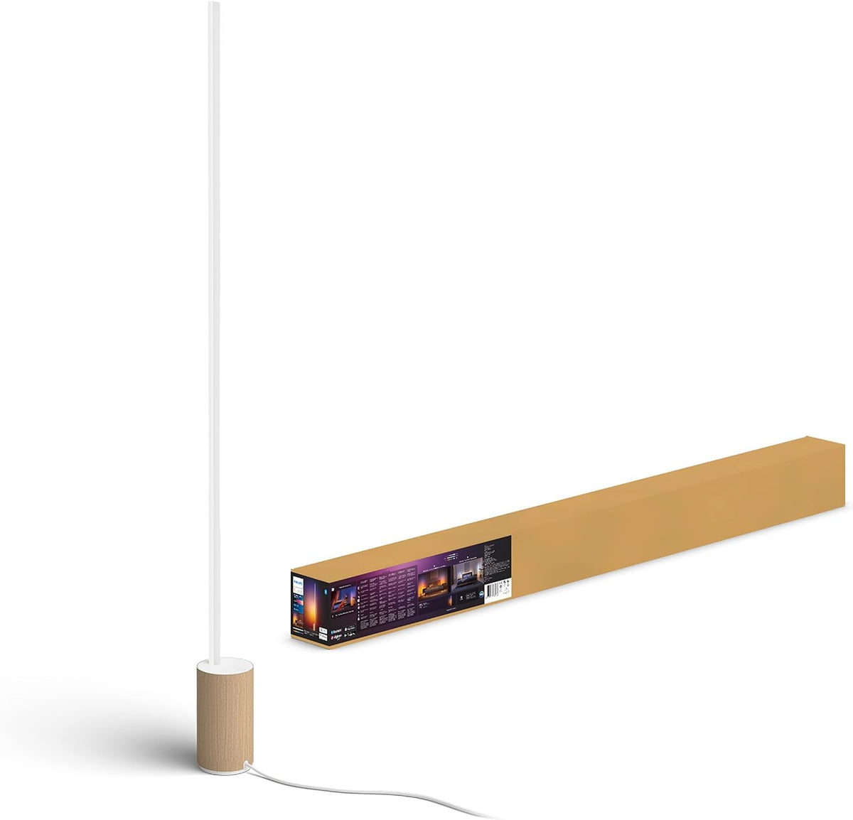 Philips Hue Gradient Signe LED Table Lamp, Oak - 929003479701