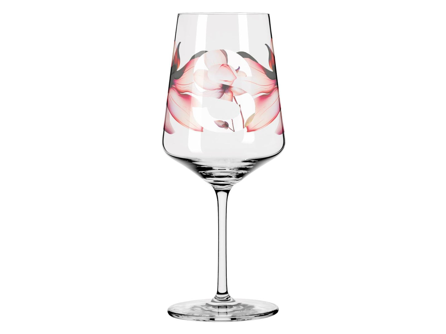 RITZENHOFF 3461002 aperitif glass 500 ml - set of 2 - series Sommersonett No. 2, 2 pieces with flower motif - Made in Germany