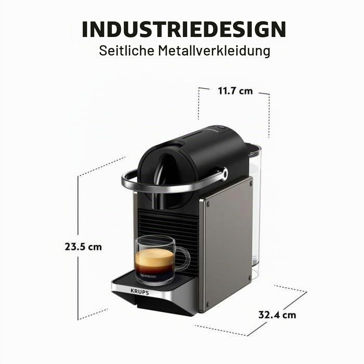 Nespresso-Masina de cafea cu capsule de titaniu de 19 bari - YY5290FD