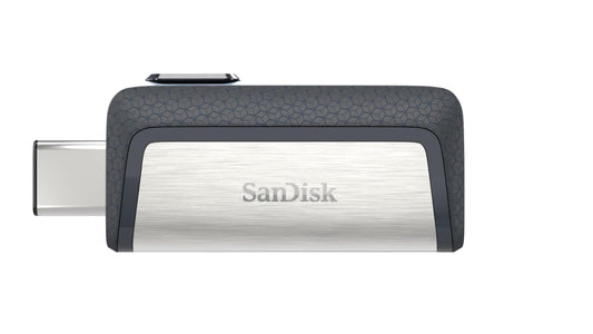 SanDisk Ultra Dual Drive USB Type-C Drive Smartphone Memory 128 GB (Mobile Storage, USB 3.1, Retractable Double Port, 150 MB/s Transfer Rates, USB Drive) - SDDDC2-128G-G46