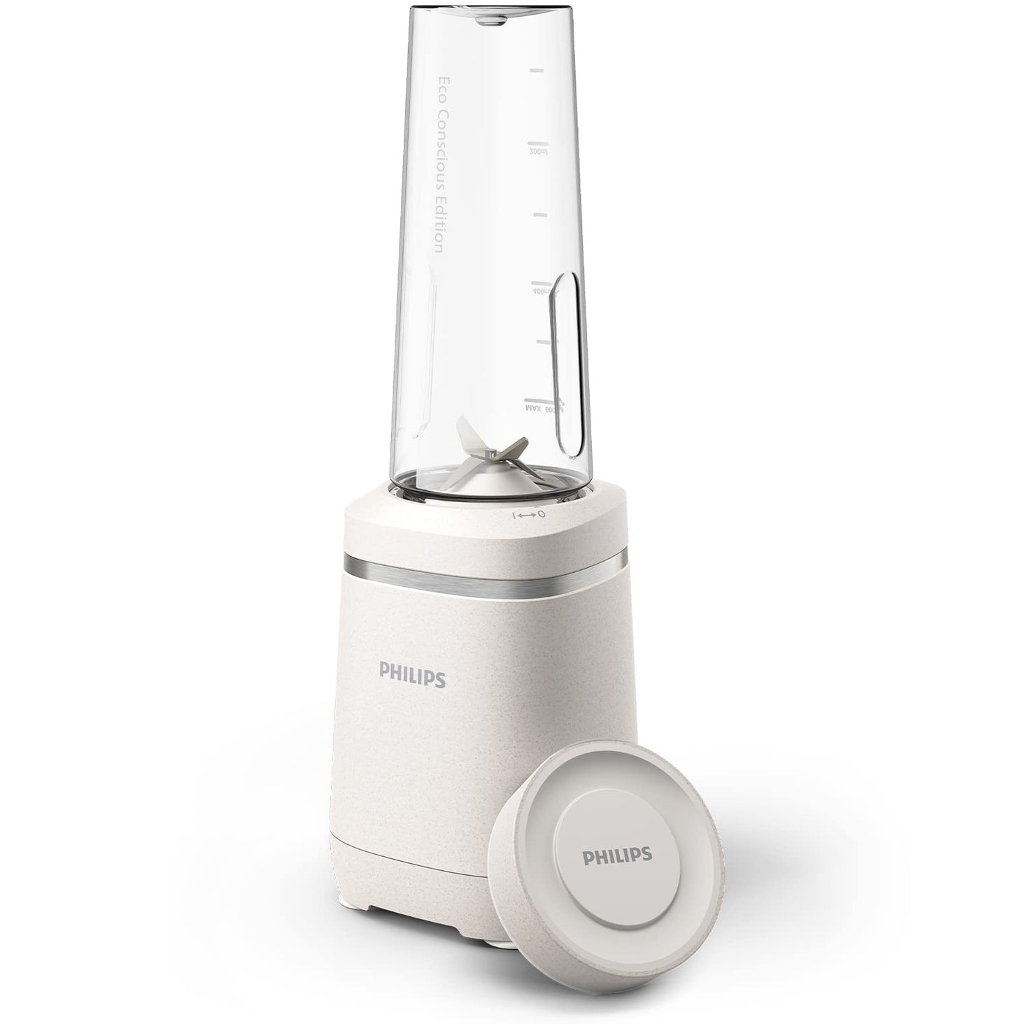 Philips stand mixer - Eco Conscious Edition, 350 watts, ProBlend technology, Tritan Renew™ cup, BPA-free, silk white matt (HR2500/00)