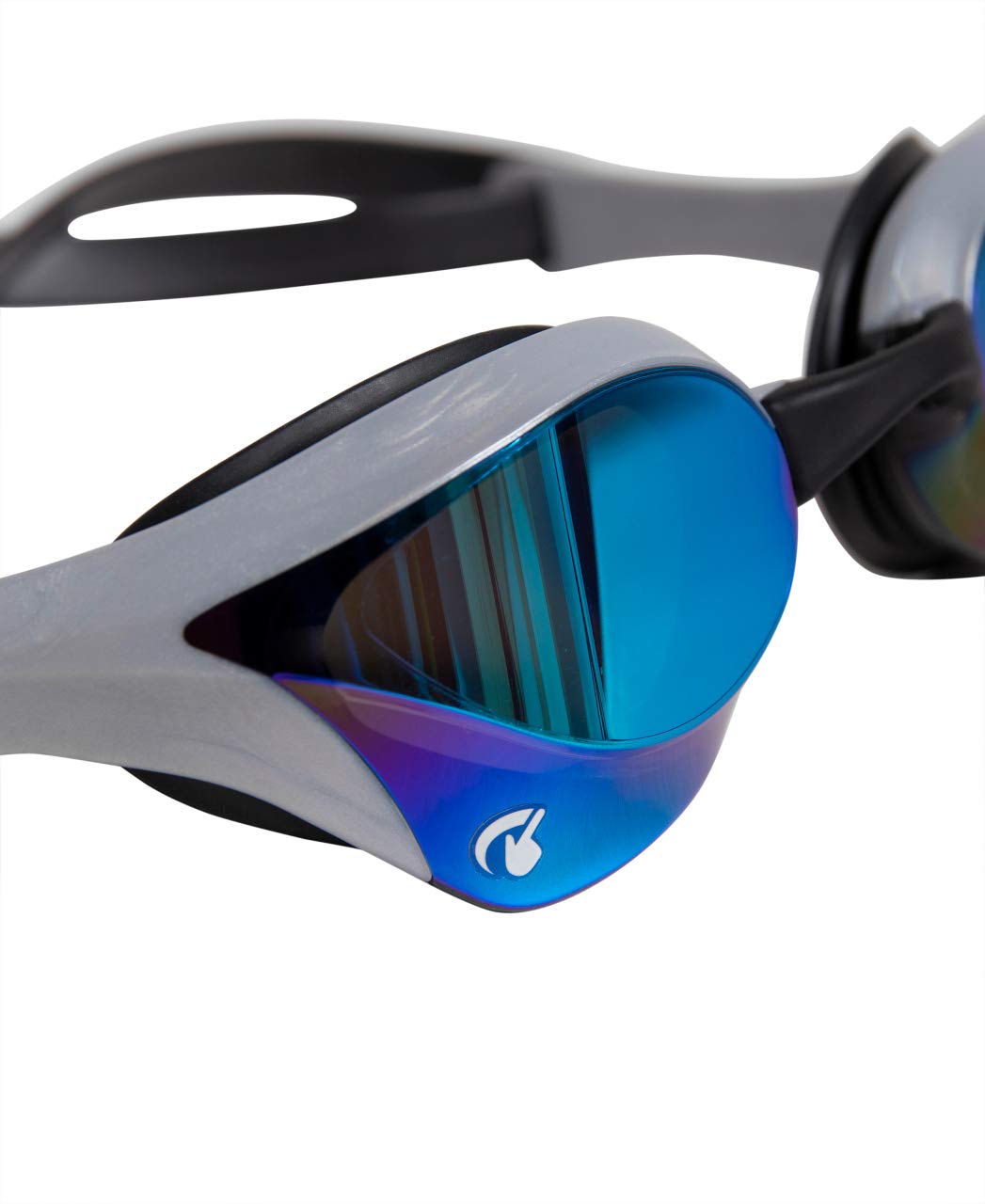 ARENA Cobra Ultra Swipe Mirror Unisex Race Swimming Goggles for Adults, Diving Goggles with Curved Mirror Lenses, Anti-Fog, UV Protection, 5 Interchangeable Nose Bridges - 002507-600-NS