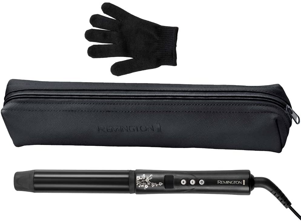 Remington Pearl Digital curling iron, 32 mm, LCD display, black, CI9533