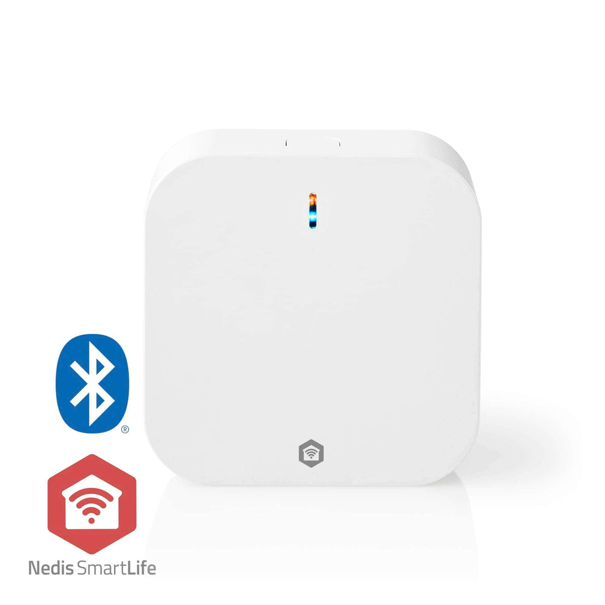 Nedis WIFIZBT10CWT SmartLife Gateway - Bluetooth Zigbee 3.0 - For up to 50 devices - AC powered - Android/iOS - White