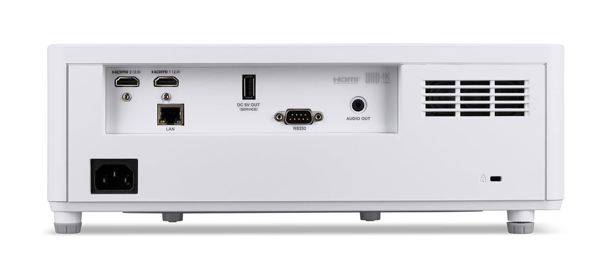 Acer PL6820 DLP-Laser Beamer - 4K UHD (3,840 x 2,160 pixels), 5,500 ANSI Lumen, 50,000:1 contrast, 3D, keystone, lens shift, 2x15 watt speakers, 2xHDMI with HDCP (1xMHL), Business/Education - MR.JXK11.001