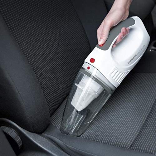 SEVERIN 3-in-1 cordless handheld vacuum cleaner S'POWER home & car, wireless wet & dry vacuum cleaner with 7.4V Li-ion battery, car vacuum cleaner including 12V charging cable, white/red, HV 7144