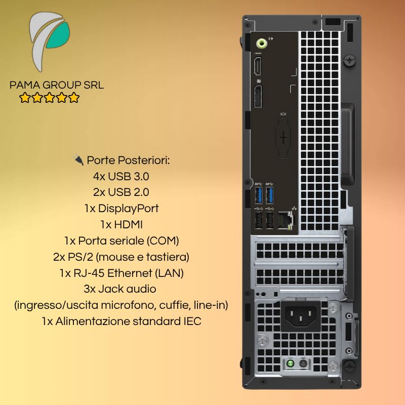 PC Computer Business, Desktop sff, ready for operation, Core i7 6th, RAM 8GB DRR4, SSD 256GB Nvme, Windows 11 and Office 2021, W-fi usb, warranty 12 months (refurbished) (i7|RAM 8GB|SSD 256GB) - i76700-32gb-1tera