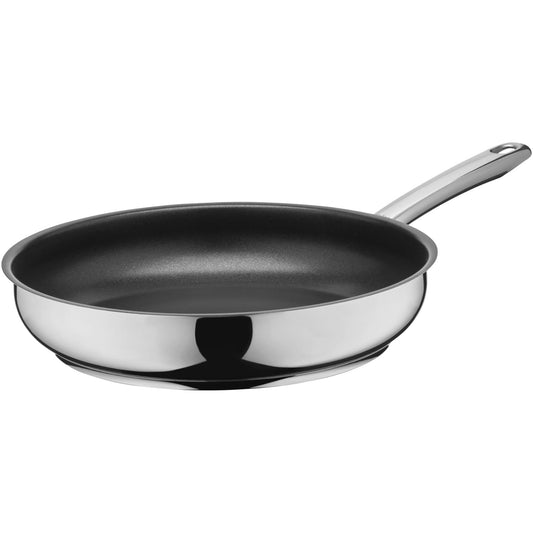 Tigaie Silit Calabria 28 cm - potrivită pentru inducție, oțel inoxidabil cu înveliș antiaderent durabil, rezistentă la cuptor până la 260 de grade, distribuție uniformă a căldurii, bună pentru prăjire delicată și cu conținut scăzut de grăsimi - 2110301776