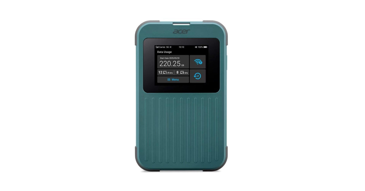 Acer Connect Enduro M4 | Hotspot 5G Wi-Fi | Wi-Fi 6 | 8000 mAh
