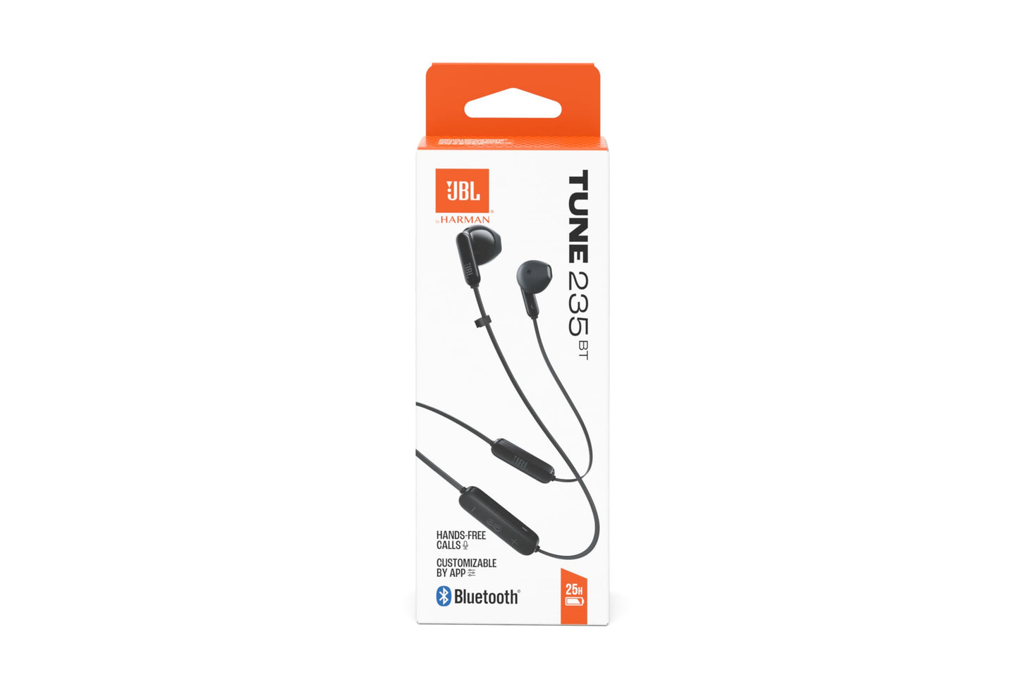JBL Tune 235BT, Bluetooth wireless in-ear headphones, black - JBLT235BTBLK