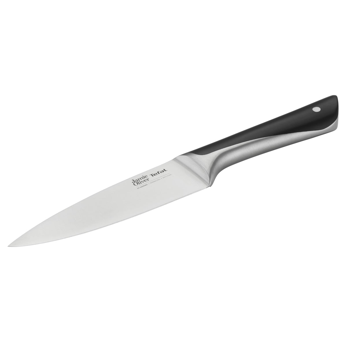 Tefal Jamie Oliver Kitchen Knife Set, Cooking and Peeling, 2-piece, Black - K267S255