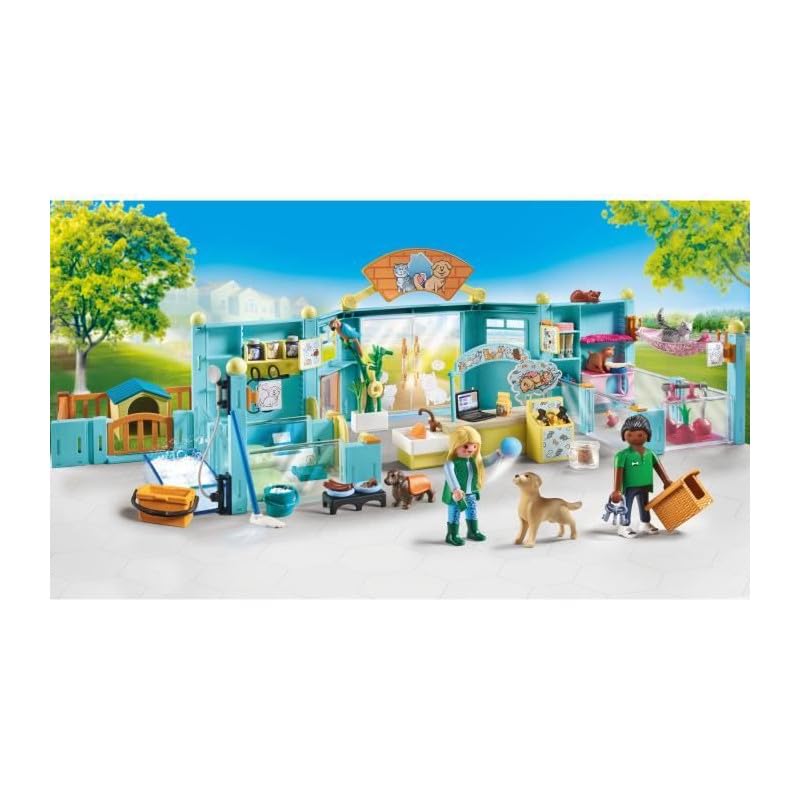PLAYMOBIL | Animal Hotel | Animal toy child | Animal Figures Set | Toys for children aged 4 and over | 71742