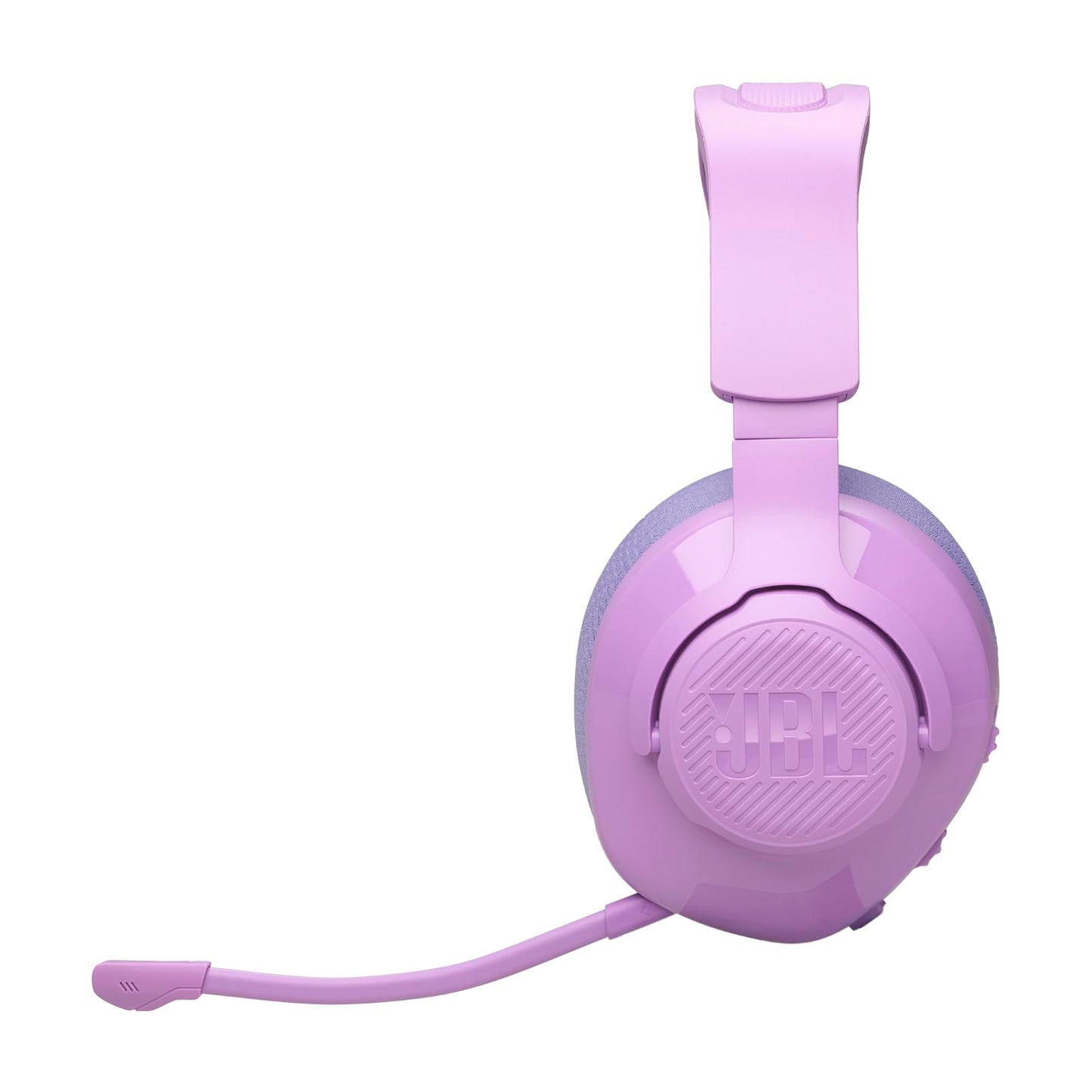 JBL Quantum 360 Wireless Over-Ear Gaming Headphones with 2.4GHz/Bluetooth Dual Wireless Connection, 22-Hour Battery, Multi-Platform Compatibility, Detachable Microphone with Mute, Purple - JBLQTUM360PUR