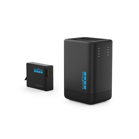GoPro Dual Battery Charger + Enduro 2 Battery (Mission 1 Series + HERO13 Black) - Official GoPro Accessories - AGDBD-001