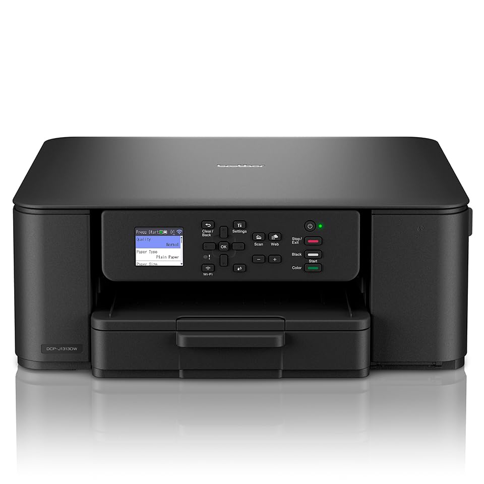 Brother DCP-J1313DW 3-in-1 Ink Multifunction Device, USB & WiFi, Automatic Duplex Printing, Exclusive to Amazon - DCPJ1313DWRE1