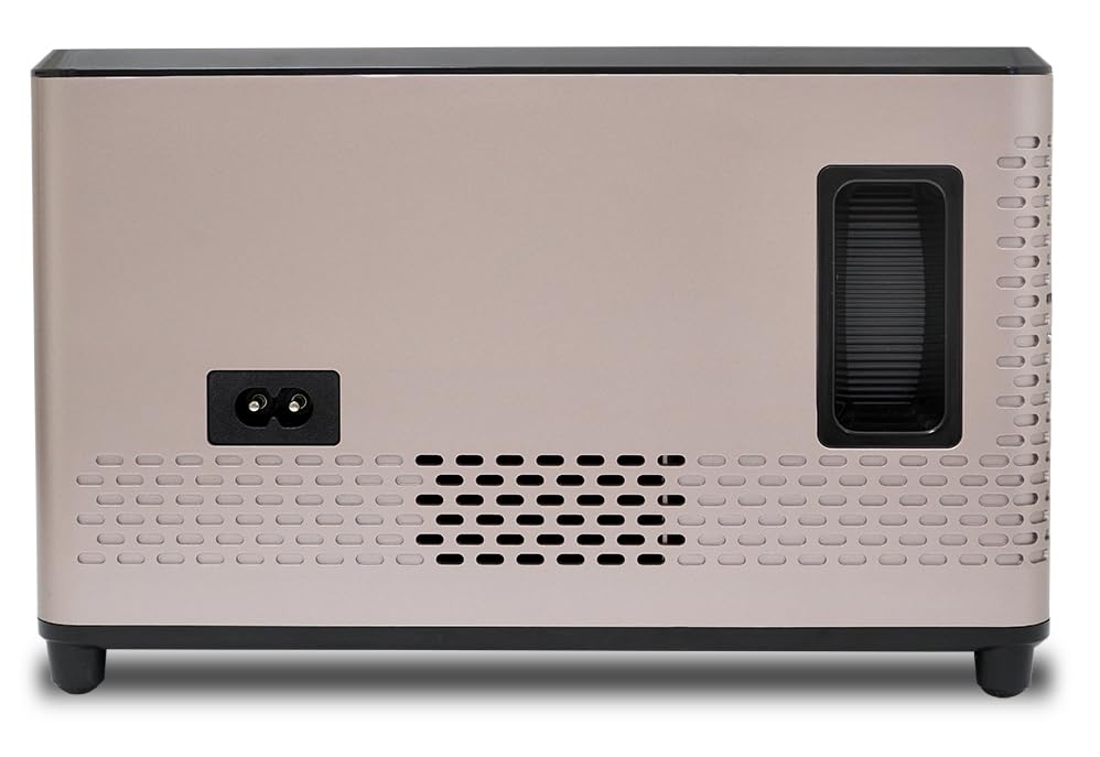 Acer - AOpen QF15a Powered by Acer LCD-LED Beamer - 1080p Full HD (1,920 x 1,080 pixels), 10,000 LED Lumens, 1,000:1 contrast, Keystone, Bluetooth speaker, HDMI (HDCP), Portable/Mobile - MR.JWM11.001
