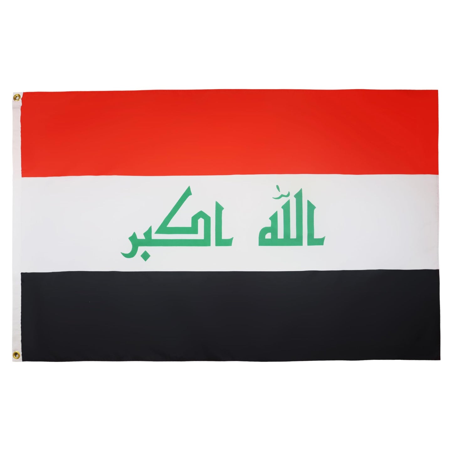 AZ FLAG - Iraq Flag - 250x150 cm - Iraqi Large Flag 100% Polyester with Brass Eyelets - 300g - K_98