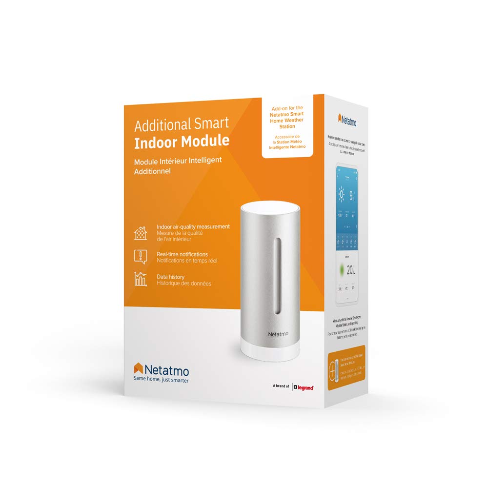 Netatmo Modul suplimentar inteligent pentru stația meteo, argintiu - Netatmo, NIM01-WW