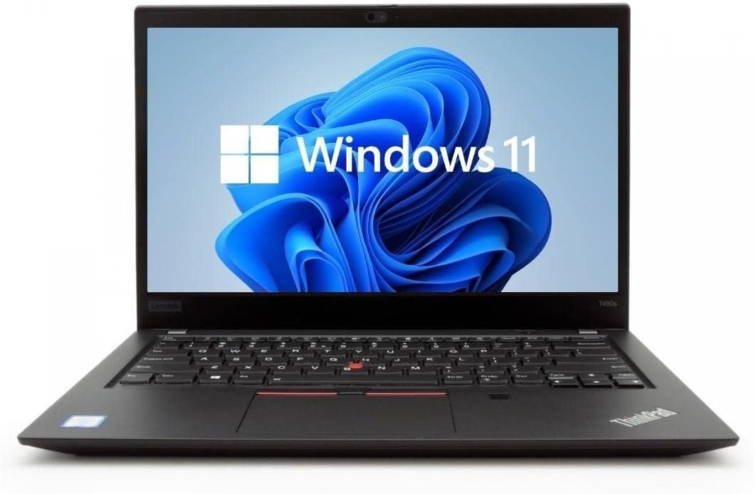 Lenovo ThinkPad T490s Laptop | 14 inches | 1920 x 1080 | Intel Core i7-8665U | 16 GB DDR4 RAM | 512 GB NVMe | DE-QWERTZ | Windows 11 Pro | 1 Year Warranty | (Refurbished)