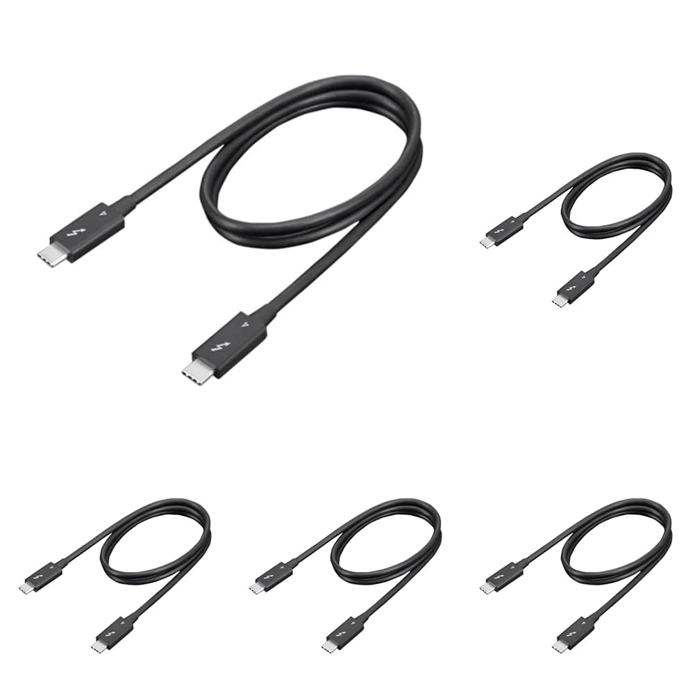 Cablul Lenovo Thunderbolt 4, pasiv, 0.7m - negru (pachet cu 5) - 8112692