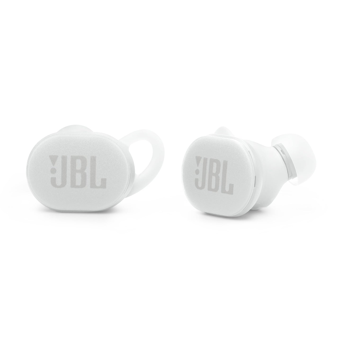 JBL Endurance Race 2, true wireless Bluetooth in-ear headphones, 48 h battery life, IP68 dust and waterproof, noise canceling, JBL Pure Bass Sound, smart ambient technology, sport mode, white - JBLENDURACE2WHT