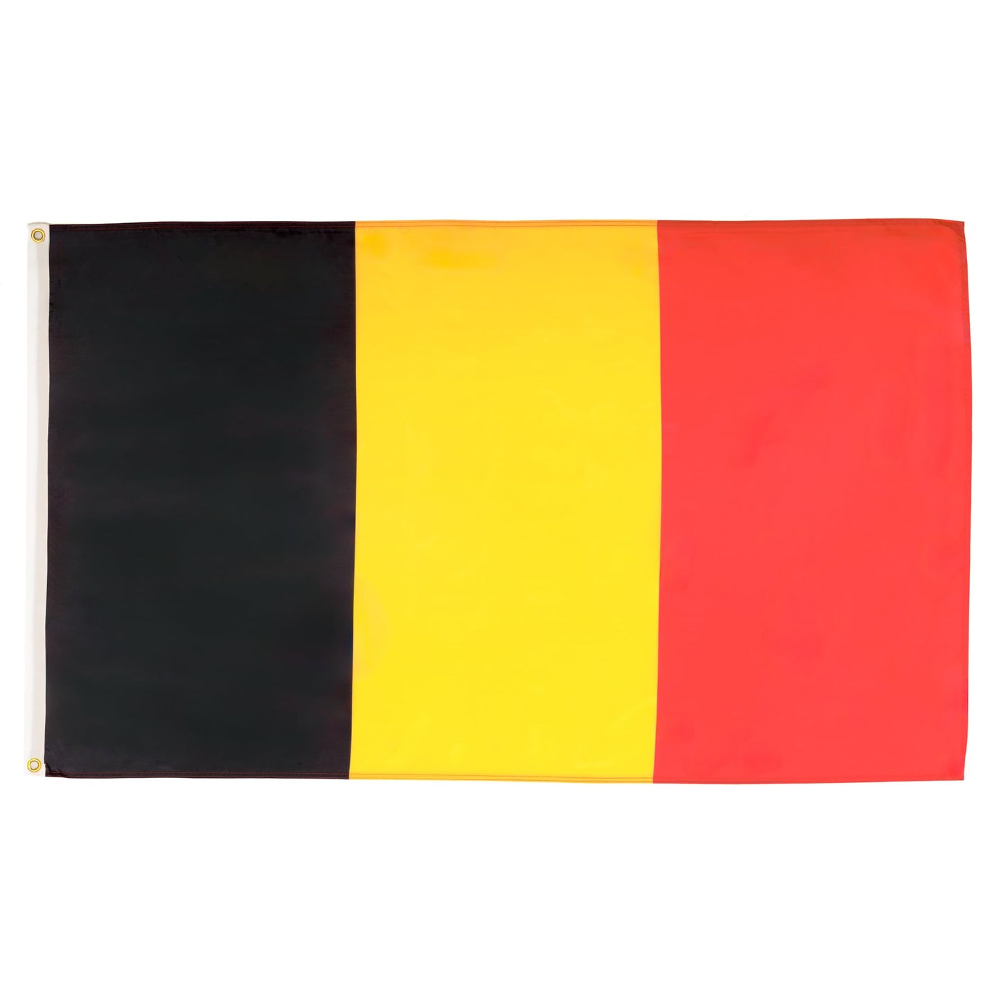 AZ FLAG - Belgium Flag - 250x150 cm - Large Belgian Flag 100% Polyester with Brass Eyelets - 300g - K_21